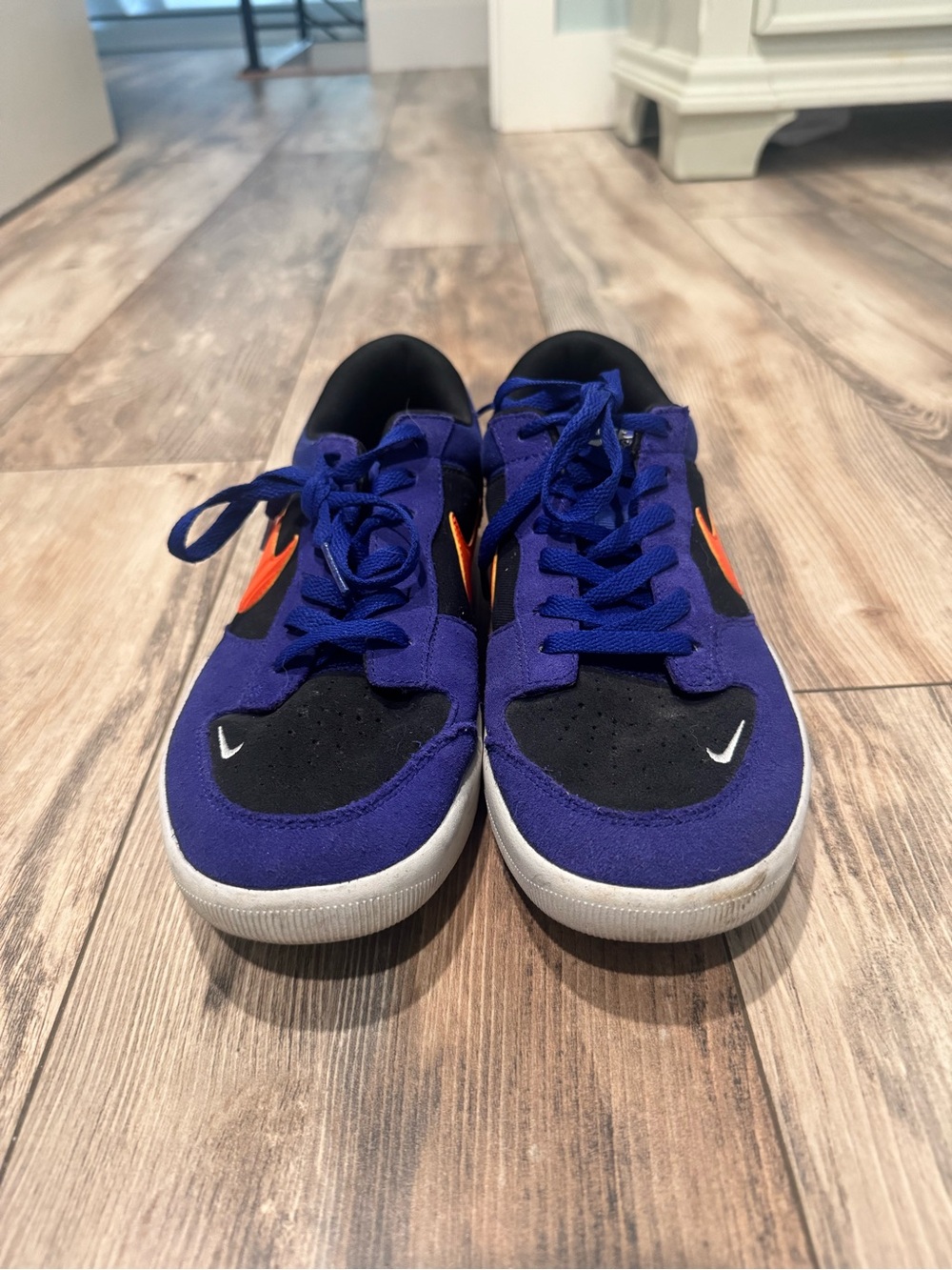 Nike SB Force 58 Skate Shoes Purple Orange Black - Men's Size 10
Description: